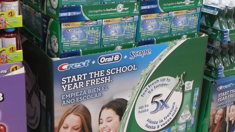 P&G 'Start the School Year Fresh' Pallet Display