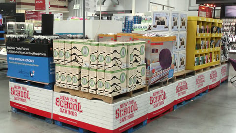 BJ's 'New for School Savings' Pallets
