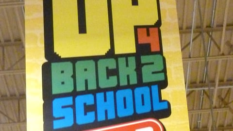 H-E-B 'Step It Up' Ceiling Sign