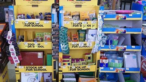 OfficeMax Safeway 'Back to School' Floorstands