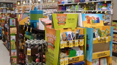 Safeway Back to School Displays