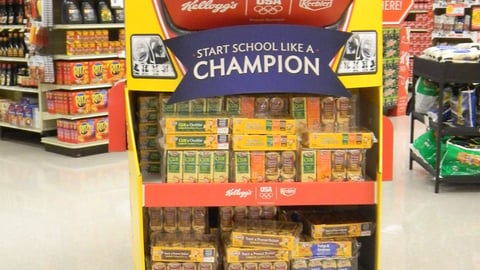 Kellogg's Back to School Olympics Display