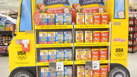 Kellogg 'Start School Like a Champion' Display