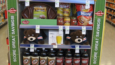 Walgreens 'Game Day Favorites' Endcap