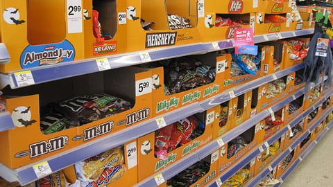 Walgreens Halloween Candy Merchandising