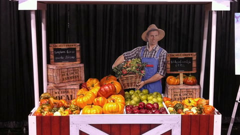 Wakefern 'Locally Grown' Barn Display