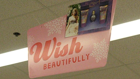 Walgreens Taylor Swift Holiday Ceiling Sign