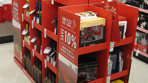 Barefoot Walgreens 'Gift & Entertainment Center' Floorstand