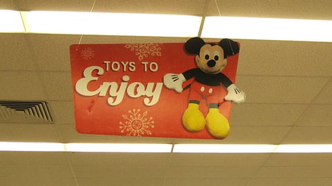 Walgreens 'Toys to Enjoy' Ceiling Sign