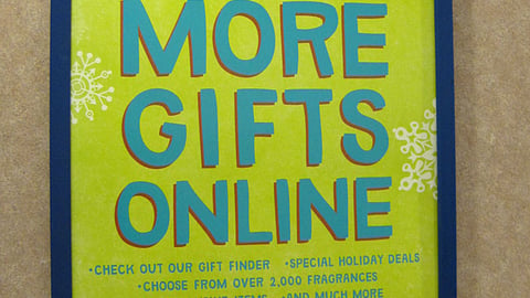 Walgreens '1000s More Gifts Online' Poster