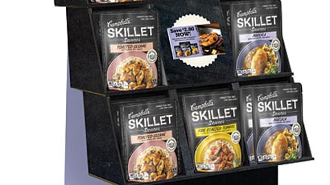 Campbell's Skillet Sauces Floorstand Rendering