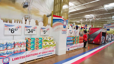 P&G Walmart 'Tour of London' Spectacular