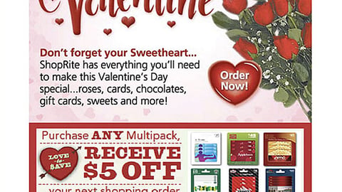 ShopRite 'Be My Valentine' Email
