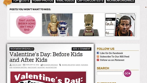 NickMom.com Home Page