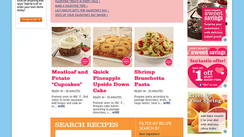 Jewel-Osco Valentine's Day Microsite