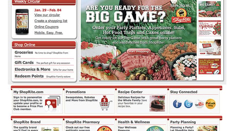 ShopRite 'Big Game' Carousel Ad