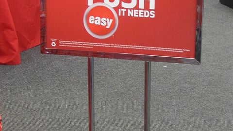 Staples 'Free TV Commercial' Stanchion