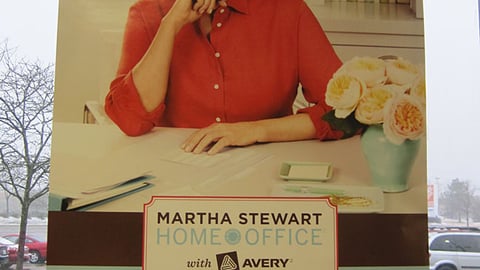 Staples Martha Stewart Window Poster