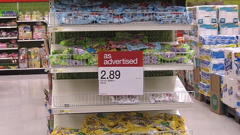 Target M&M's Easter Endcap