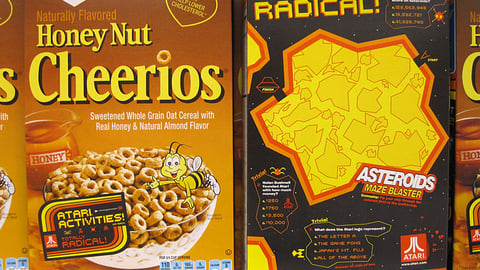Honey Nut Cheerios Atari Packaging
