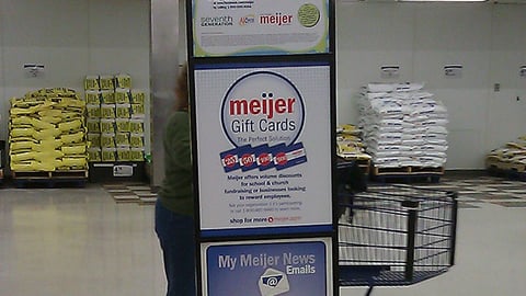 Meijer 'Dr. Seuss Month' Stanchion Sign