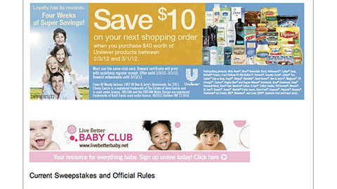 A&P 'Promotions' Page