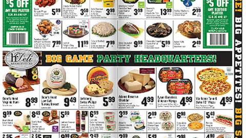 A&P 'Big Game' Spread