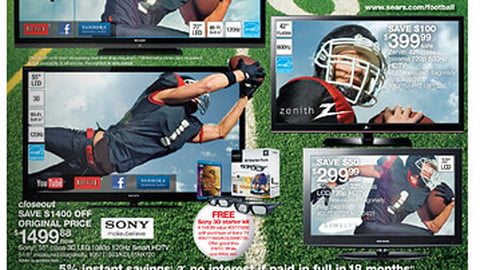 Sears 'Ultimate Football' Circular Cover