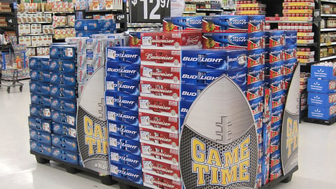 Walmart 'Game Time' Beer Pallets