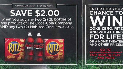 Coca-Cola Ritz 'Victory' Coupon