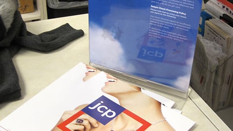 JCPenney 'It's That Simple' Counter Sign