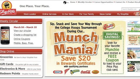 ShopRite 'Munch Mania' Carousel
