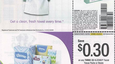 Kleenex 'Spring It On' FSIs