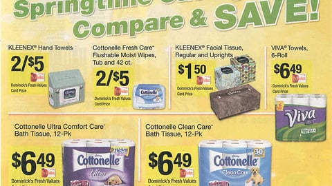 K-C Dominick's 'Springtime Savings' FSI