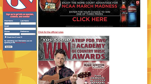 Circle K Gulf Coast 'Contests & Events' Page