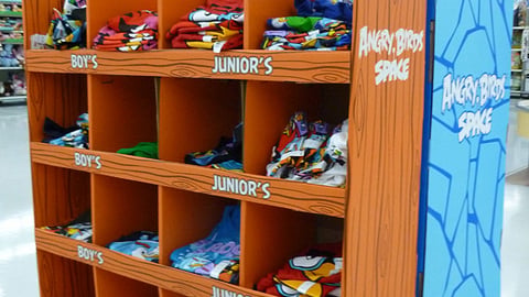 Walmart 'Angry Birds Space' Apparel Pallet