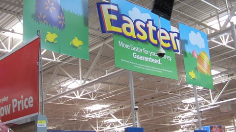 Walmart Easter Ceiling Banner