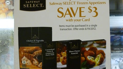 Randalls Safeway Select Incentive Cooler Cling