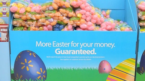 Walmart Easter Dump Bin