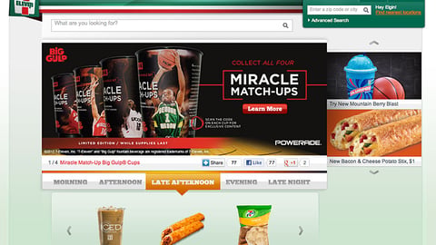 7-Eleven 'Miracle Match-Ups' Carousel Ad