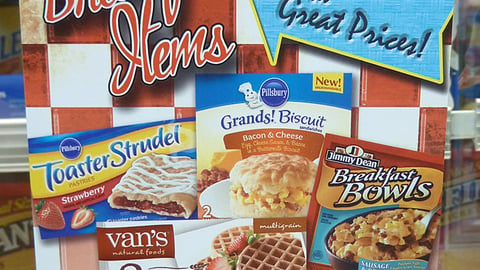 'New Breakfast Items' Co-Marketing Cooler Cling