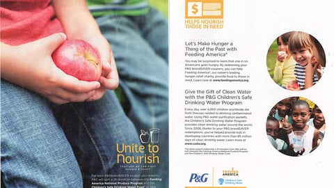 P&G brandSaver 'Unite to Nourish' FSI
