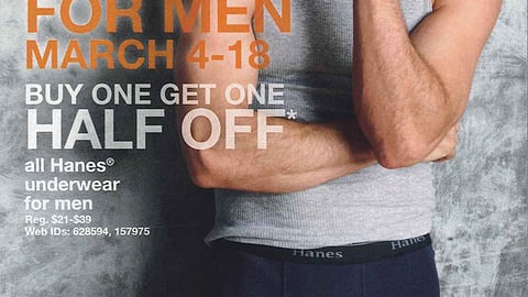 Kohl's 'Basics for Men' Circular Insert
