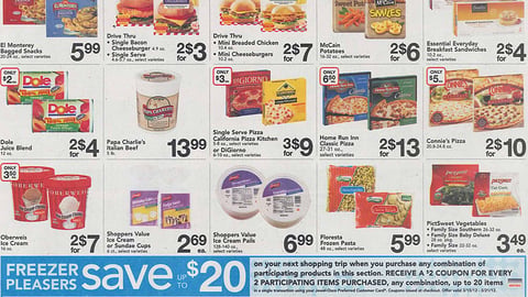 Jewel-Osco 'Frozen Favorites' Feature