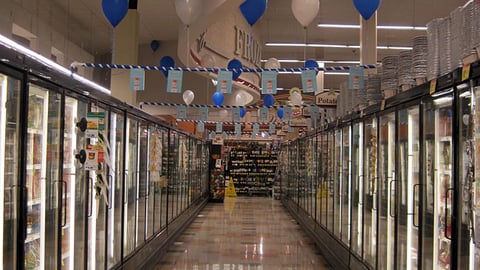 Albertsons 'Frozen Food Bag Event' Signs
