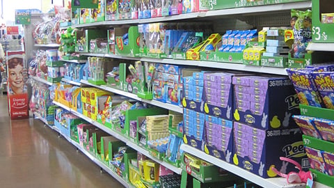 Walmart Neighborhood Market Easter In-Line Merchandising