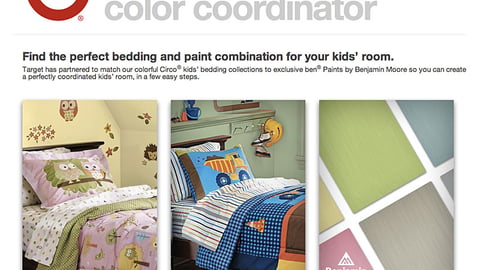 Target.com 'Color Coordinator' Page