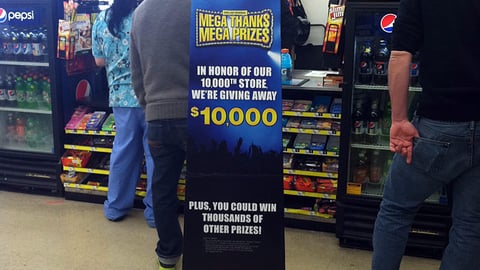 Dollar General 'Mega Thanks' Standee
