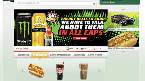7-Eleven 'Big Energy' Carousel Ad
