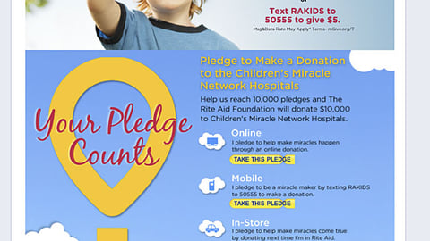 Rite Aid Children's Miracle Network Facebook Page